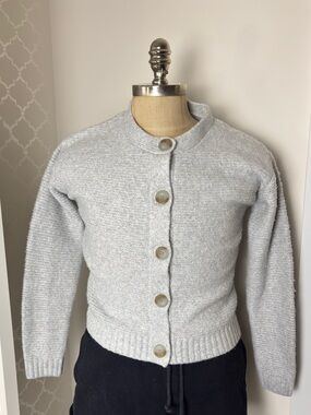 Truth by republic grey button up cardigan